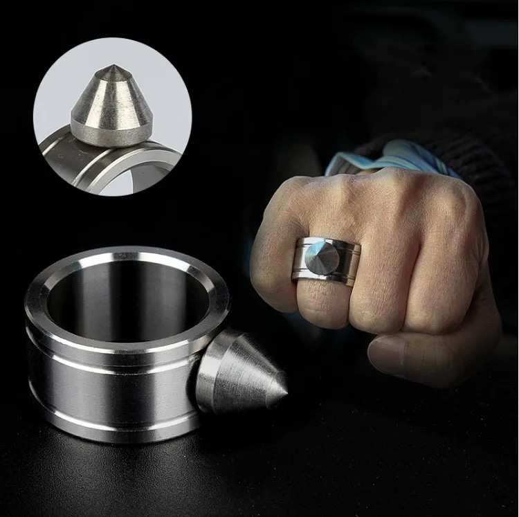 

Wu Gang tiger head ring with Wu Gang Wu Gang fist and stab fight self-defense products ring self-defense