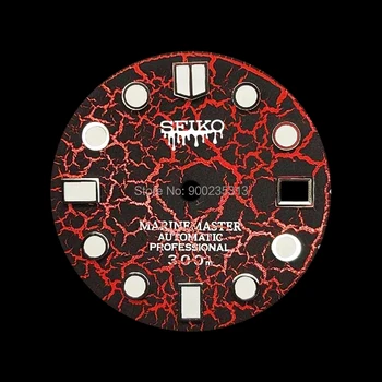 

Dial Maker NEW Arrivals Burst crack series Watch modification Parts SKX009 case Special Cool