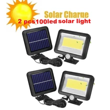 2/4pcs Solar 100/56/30 LEDs Dark Sensor Solar Light Solar Lamp Light Spotlight Wall Lamps Floodlight Outdoor Emergency Flood Lig 2/4pcs Solar 100/56/30 LEDs Dark Sensor Solar Light Solar Lamp Light Spotlight Wall Lamps Floodlight Outdoor Emergency Flood Lig