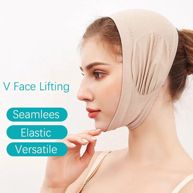 Beauty V Face Bandage Wrap Elastic Sleep Mask Breathable 360° Face Lifting Massage Anti Wrinkles Double Chin Beauty Tools