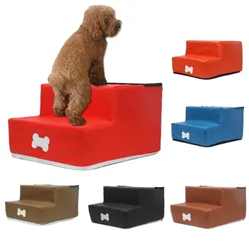 

Pet Dog Stairs High Quality 2-storey Stairs Detachable Cleaning Waterproof Dirt Resistant Small Pet Stairs For Small Dogs