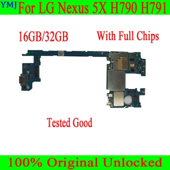 

Good Working Motherboard For LG Nexus 5X H790 h791 32GB 16GB Factory Unlocked Original Mainboard Android OS Installed Tested