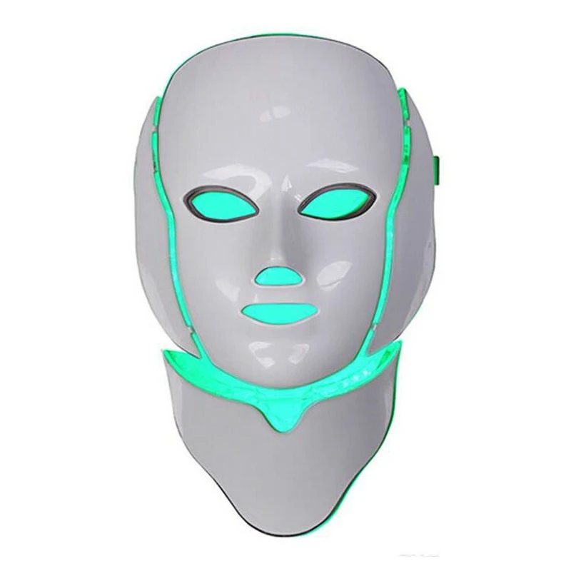  New Version 7 Photon Colors For Face And Neck Home Use Skin Rejuvenation PDT Light Therapy LED Faci - 4000479487775