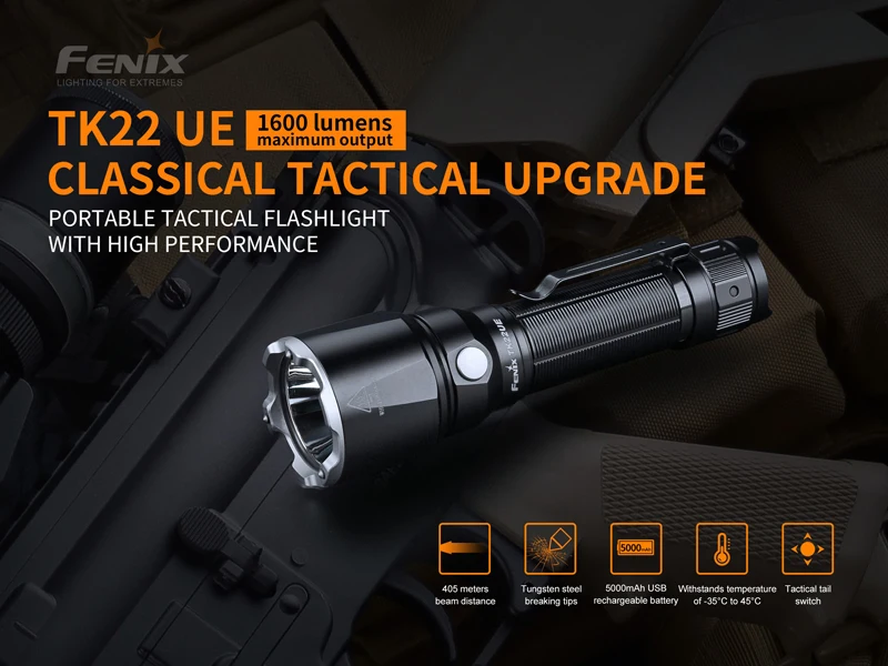 Fenix TK22 UE Portable Tactical Flashlight (1)