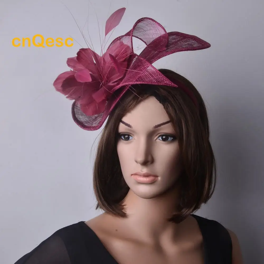 New Colour.sinamay Fascinator Hat 