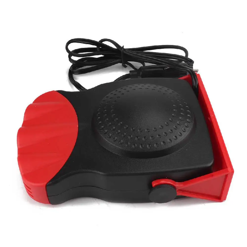 TWISTER.CK Portable Car Fan Electric Car Fan with Heating Function Defroster 12V 3-Outlet Plug Thermostat in Cigarette Lighter