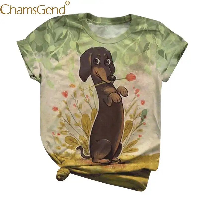 dachshund print clothing