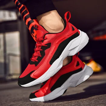 

Shoes men mesh Breathable slip leisure Fashion spring sports informales white for shoe knitting para sapato sale sport male de