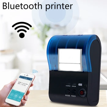 

Thermal Printer 57mm Label Printer Handheld Portable Bluetooth Printer 1500Mah for Android and IOS (EU Plug)