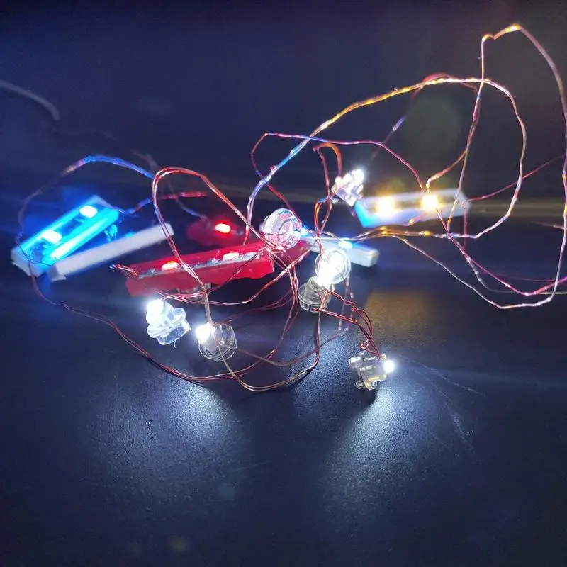 Светодиодный декоративный набор декоративного освещения DIY строительный блок освещение украшения детские подарки Защита окружающей среды и долговечность
