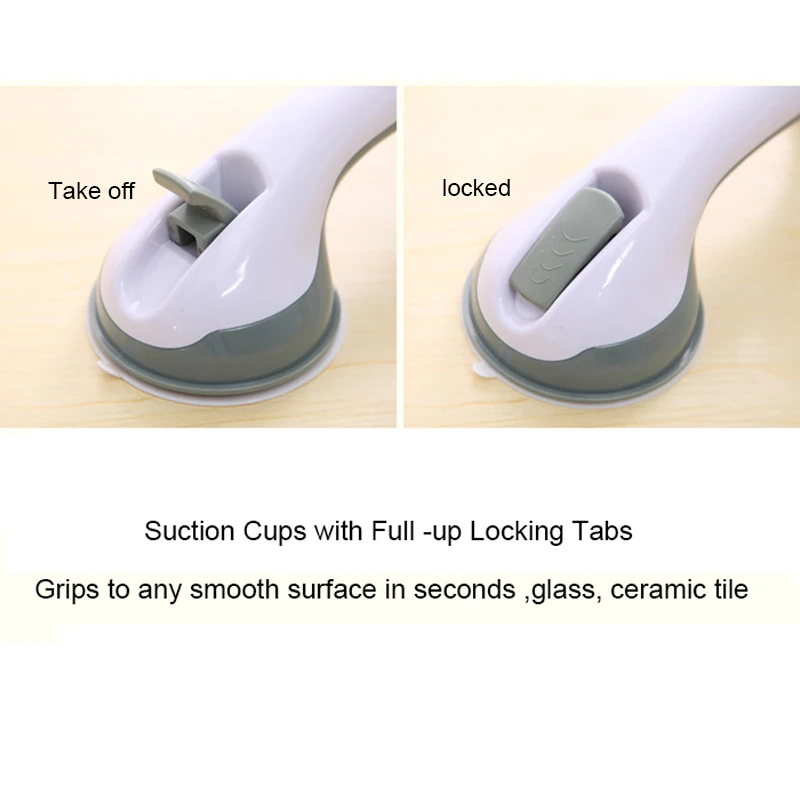 EHEH Safety Helping Handle Anti Slip Support Toilet bathroom safe Grab Bar Handle Vacuum Sucker Suction Cup Safety Handle
