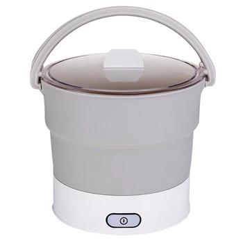 

Portable Travel Folding Steamer Hot Pot Stewing Mini Pot Silicone Electric Kettle Cooking Machine