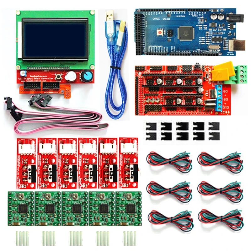 Kit De Impresora 3d Con Ramps 1.4 Controlador Mega 2560 Kit De Impresora 3d Con Ramps 1.4 Controlador Mega 2560