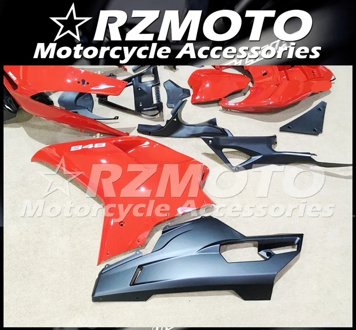 Мотоциклетный обтекатель abs подходит для DUCATI 848 1098 2007-2012 корпусные детали прессформы Магазин № 0411