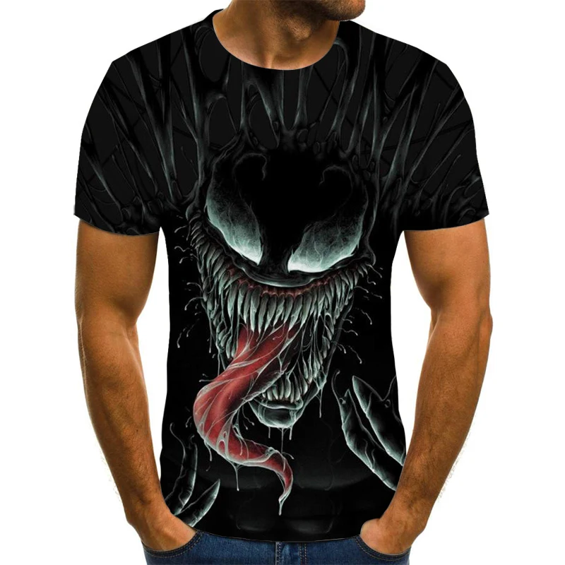 2021 New T-shirt Men's Short-sleeved 