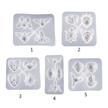 

Crystal Epoxy Resin Mold Devil Eye Pendant Casting Silicone Mould DIY Crafts Jewelry Making Tools