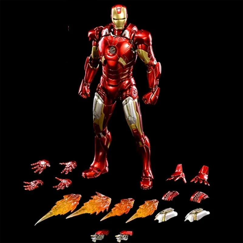 Comicave 1/12 масштаб Железный человек mk7 Тони Старк сплав Мстители периферийные аксессуары модель игрушки для детей коллекция подарки украшения