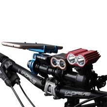 GUB G-202 велосипедный велосипед двойной руль длинная подставка углеродный оптоволоконный удлинитель лампа держатель Автомобильный Фонарь аксессуары светильника