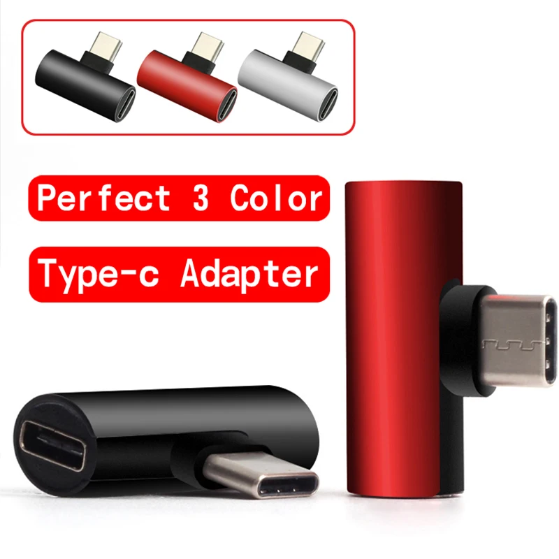 Type C To 3.5MM Adapter For Motorola Moto Z3 Play Z Droid Z2 Force USB Audio Splitter Converter Huawei P20 Pro P30 | Мобильные