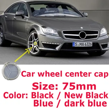 

100Pcs/lot 75mm 3pin Car Wheel Center Hub Caps Cover Logo Emblem For Mercedes A B C CLA G M A1714000025 Car Accessories Styling