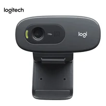 Оригинальная веб-камера logitech C270 HD Vid 720P со встроенным микрофоном USB2.0 Мини-Компьютерная камера для ПК ноутбука