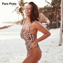 Холтер змея Цельный купальник Леопардовый женский бандажные бикини купальник сексуальный купальник-монокини купальник с высокой горловиной купальный костюм