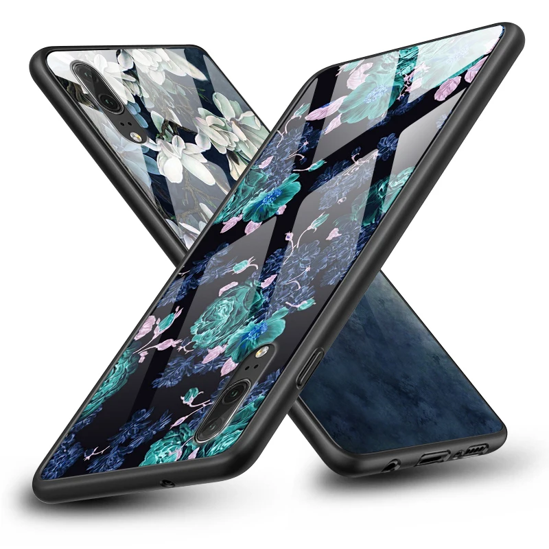 Противоударный жесткий чехол для huawei Enjoy 9s из закаленного стекла Mate20 Lite Pro Nova 2 3i 4 P Smart+ P20 P30 Honor Play TPU Shell