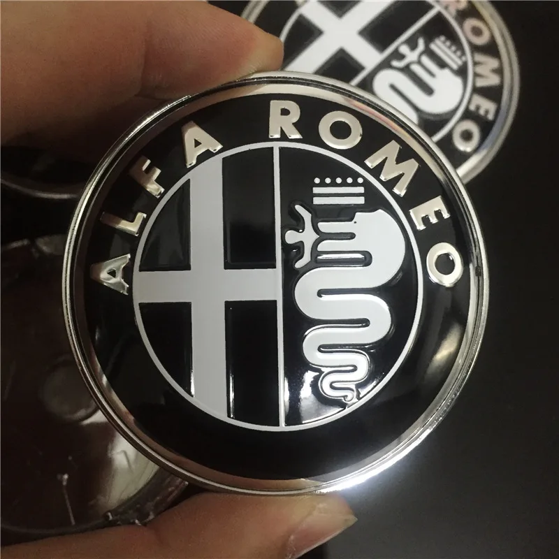 Применимый Alfa Romeo для центрального движения колеса центр Кепки alfaromeo Крышка Ступицы Колеса логотип изменение покрытие 60 Размеры с гальваническим покрытием