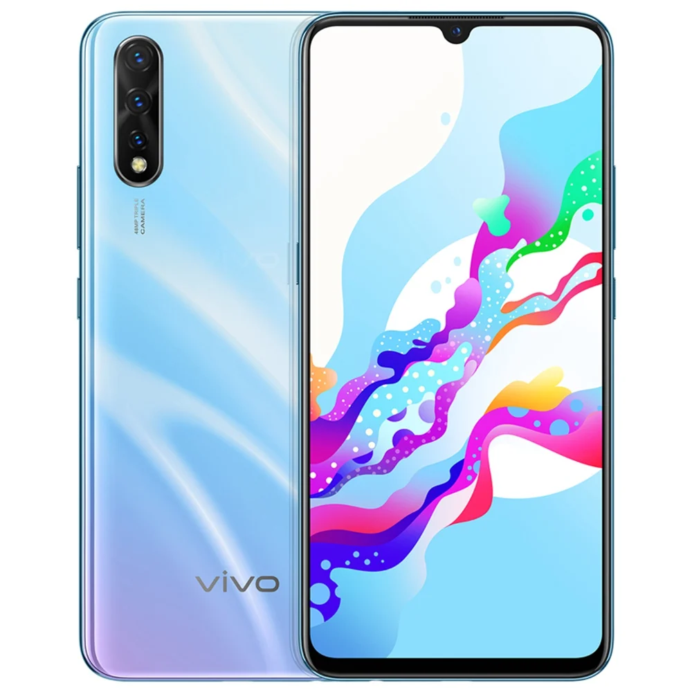 vivo Z5 мобильный смартфон Поддержка Google Paly 6G 128G 48MP+ 32MP 4 камеры лицо+ отпечаток пальца ID 1080*2340 полный экран