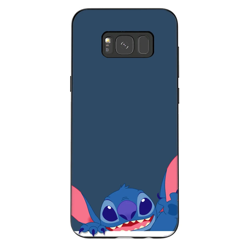 Силиконовый Мобильный чехол для телефона для samsung A70 A60 A50 A40 A20 A30 A10 A9 A8 A7 A6 A5 плюс Чехол LILO и стежка оболочки