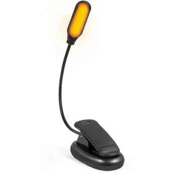 

5 LEDs Portable Book Light Easy Clips On Eye-Care Reading Lights for Reading Travel Indoor for reading, sewing or craft light
