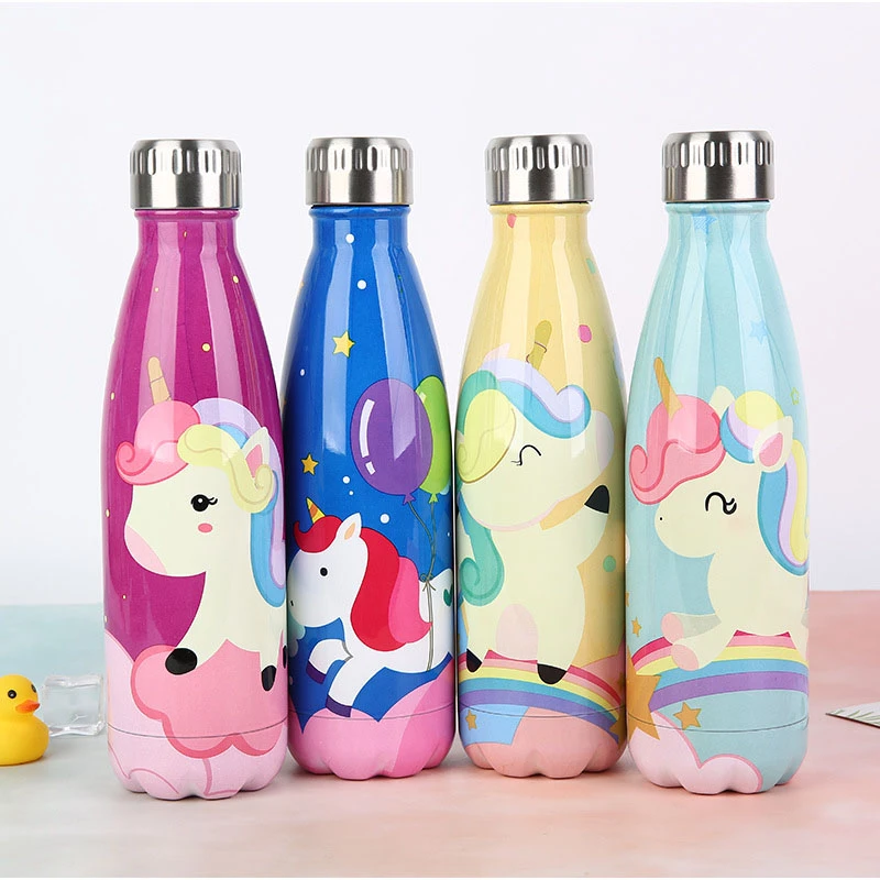 Stainless Steel Drinking Bottle | Stainless Steel Unicorn Bottle - Cartoon  Cute Water - Aliexpress