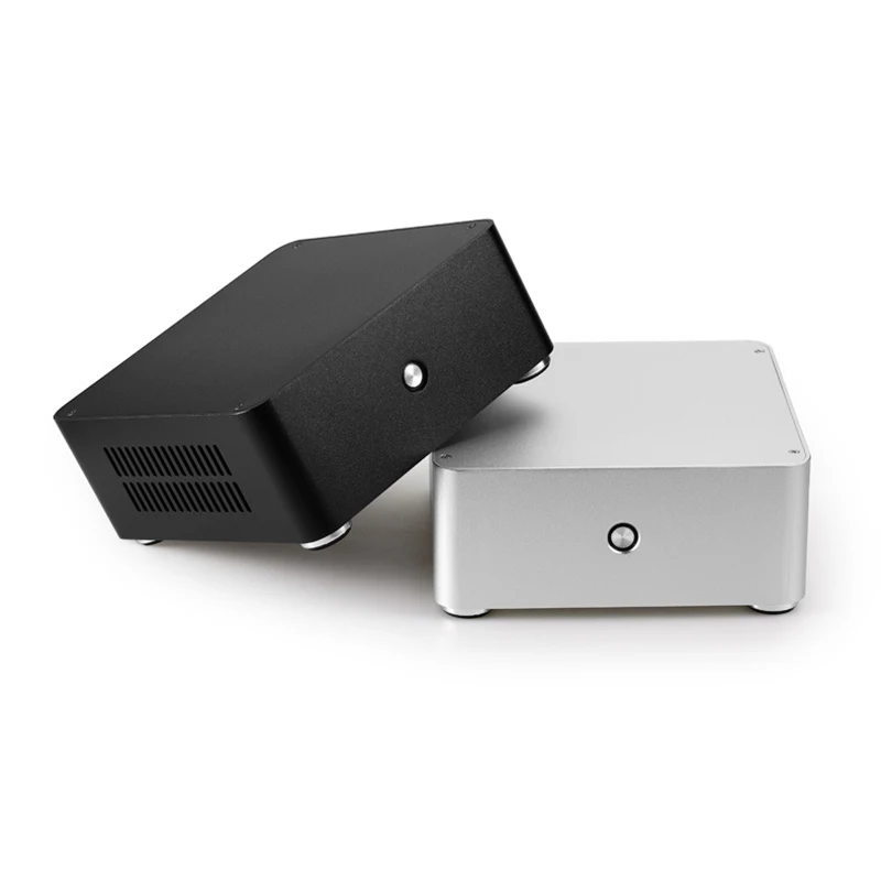 Pc Mini Case Htpc Safe Cabinet Horizontal Itx Motherboard Desktop