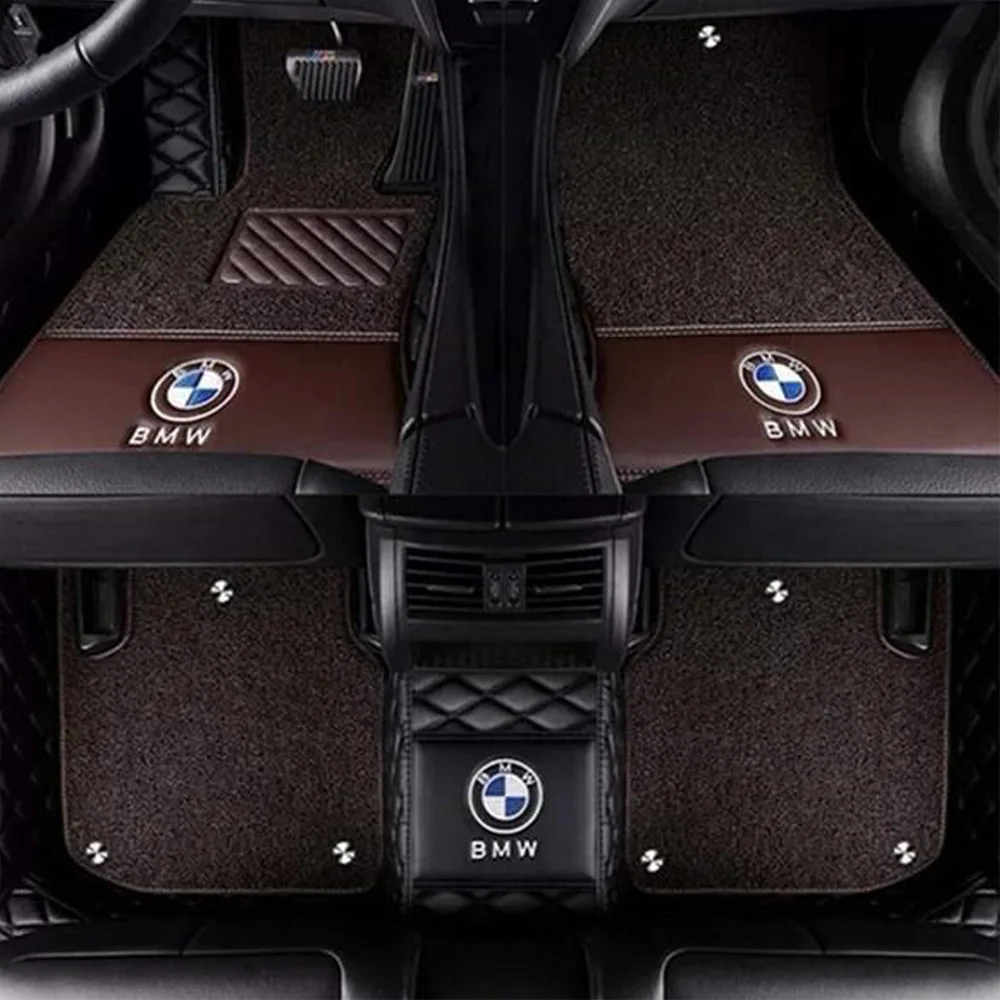 Car floor mats with Logo/Brand Logo for BMW 5 series F10 F11 F07 GT 520i 523i 525i 528i 530i 535i 525D 530d car-styling 5D carpe |