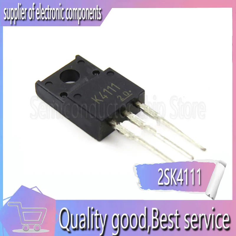 10pcs/lot K4111 2SK4111 New stock TO-220F 600V 10A | Электронные компоненты и принадлежности