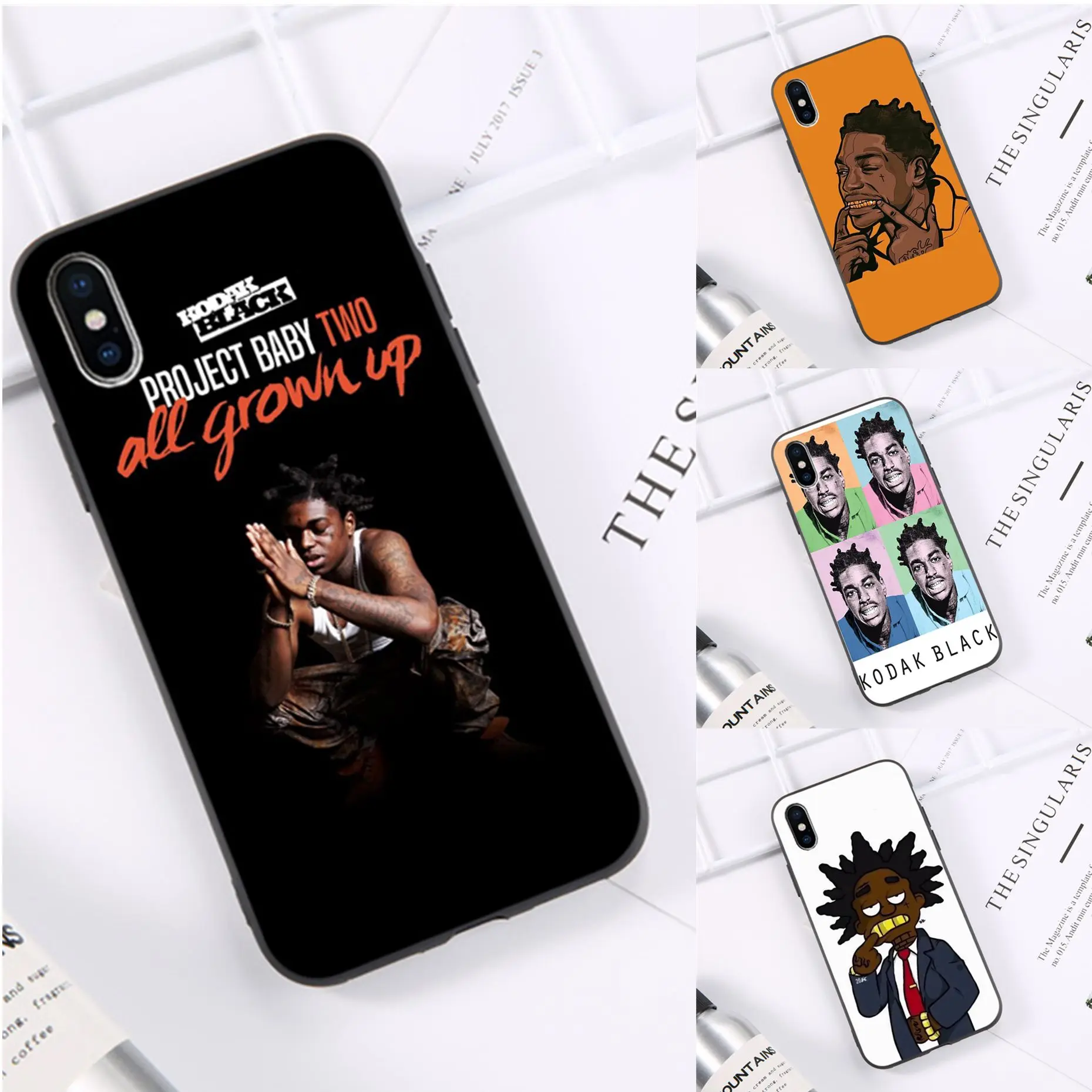 Kodak Black Rapper Soft Silicone TPU Phone Cover for iPhone 11 pro XS MAX 8 7 6 6S Plus X 5 5S SE XR casese 2020