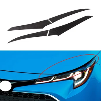 

Carbon Fiber Headlight Eyelids Eyebrows for Toyota Corolla 2019-2020 Car Sticker