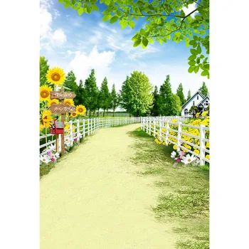 

Happy farm wedding photo backgrounds vinyl fotografia funds children photography backdrops for photo studio accessories S-3104