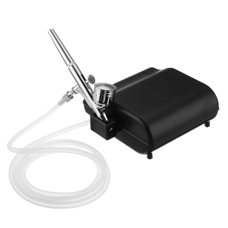 

Dual Action Spray Air Brush Set Tattoo Nail Art Machine Airbrush AC100-250V Airbrush Compressor Kit Tattoo Air Pump Compressor