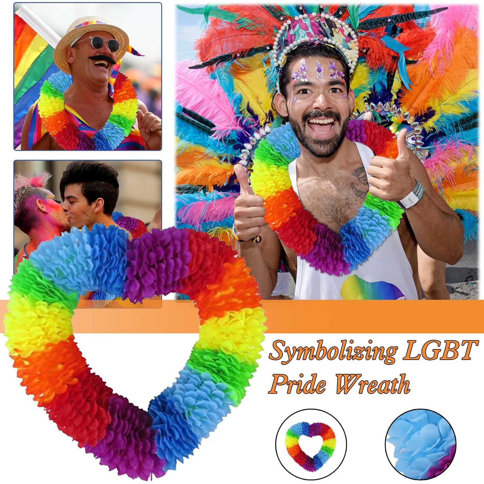 Pride Wreath LGBTQ