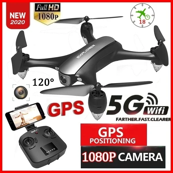 Gps Дрон с 5G FPV камерой HD 1080P видео низкая мощность авто возврат RC Квадрокоптер для взрослых подарки Дрон профессиональный