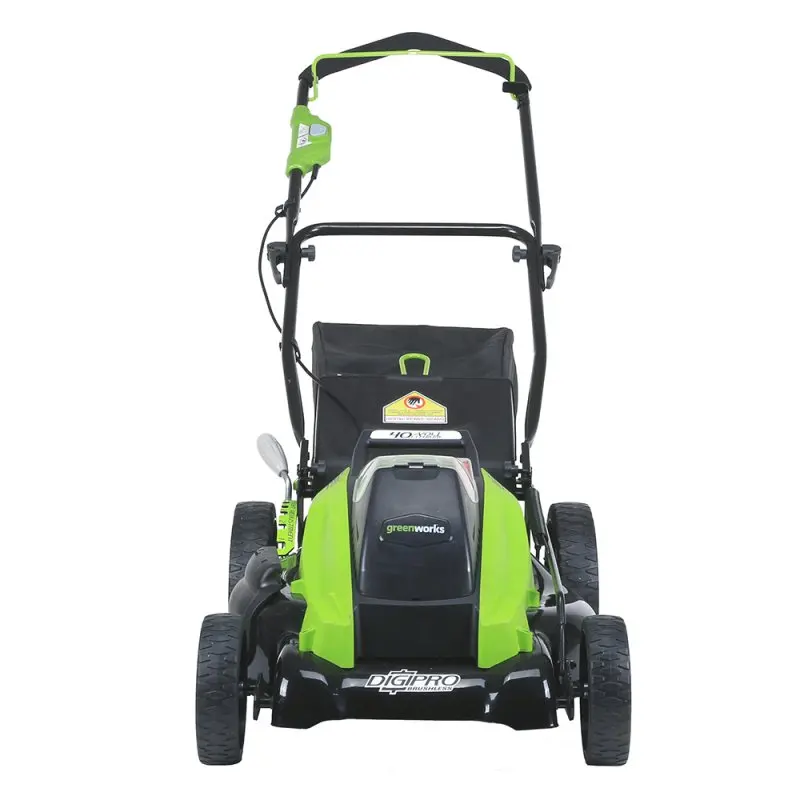 GREENWORKS 40 в без щетки толкатель складной стальной Шасси безопасности