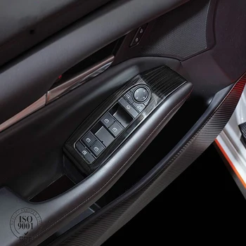 

Accessories For Mazda 3 Axela CX 30 CX30 Window Switch Lift Button Panel Interior Sticker Trim Cover 4pcs