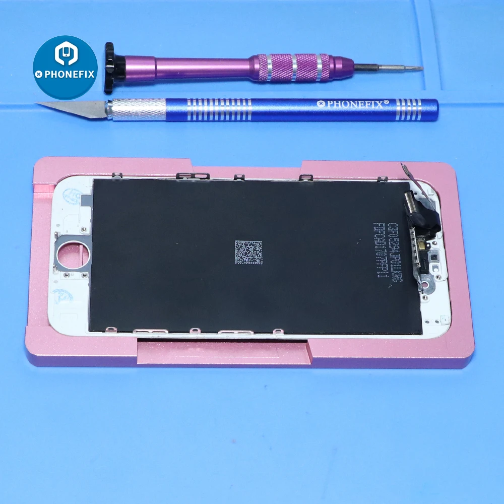 Металлический экран PHONEFIX подходит для ремонта экрана iPhone, набор для сборки позиционирования, форма для ремонта iPhone X, iPhone 5-X