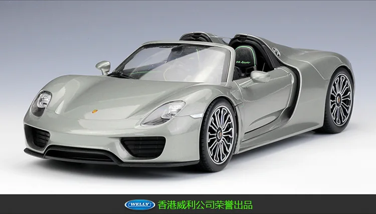 WELLY 1:18 918 Spyder спортивный автомобиль сплав Ретро модель автомобиля классическая модель автомобиля украшение автомобиля коллекция подарок