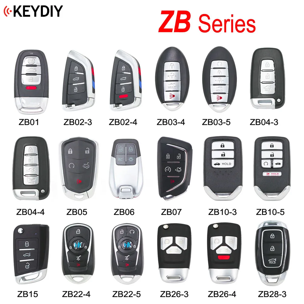 Универсальный смарт-ключ KEYDIY ZB02 ZB01 ZB03 ZB04 ZB07 ZB15 ZB28 ZB26 для KD-X2 автомобильный пульт