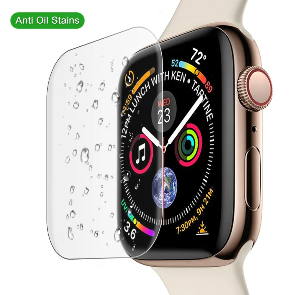 Защитное стекло для apple watch 5, 4 ремешка, 44 мм, 40 мм, iwatch, 42 мм, 38 мм, Взрывозащищенная пленка из закаленного стекла, apple watch 5