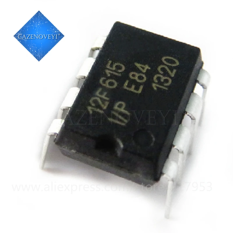 2 шт./лот PIC12F615-I/P PIC12F615 DIP-8 Новый оригинал в наличии | Электронные компоненты и