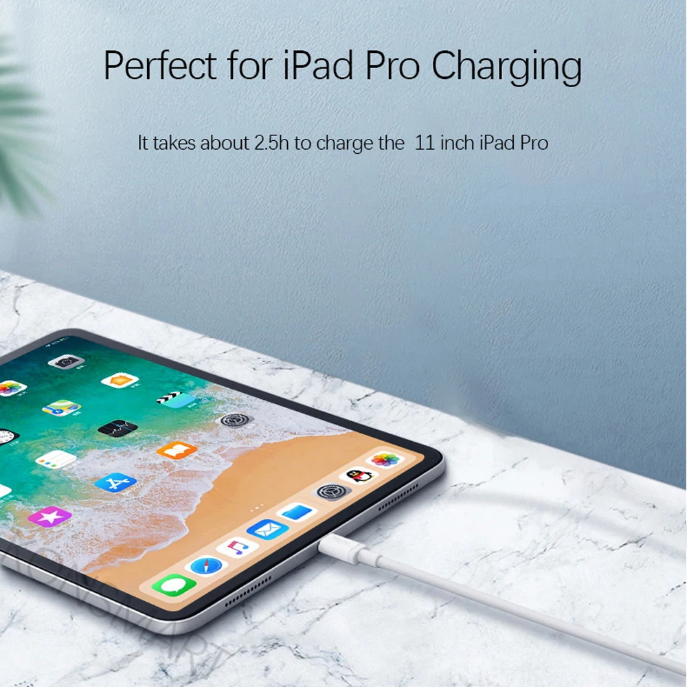18 Вт USB C адаптер питания TYPE-C USB-C lightn 8pin кабель 9 В/2A PD2.0 зарядное устройство для iPhone 11 pro Max/8/X/XS/1" 13" Pro/Air iPad