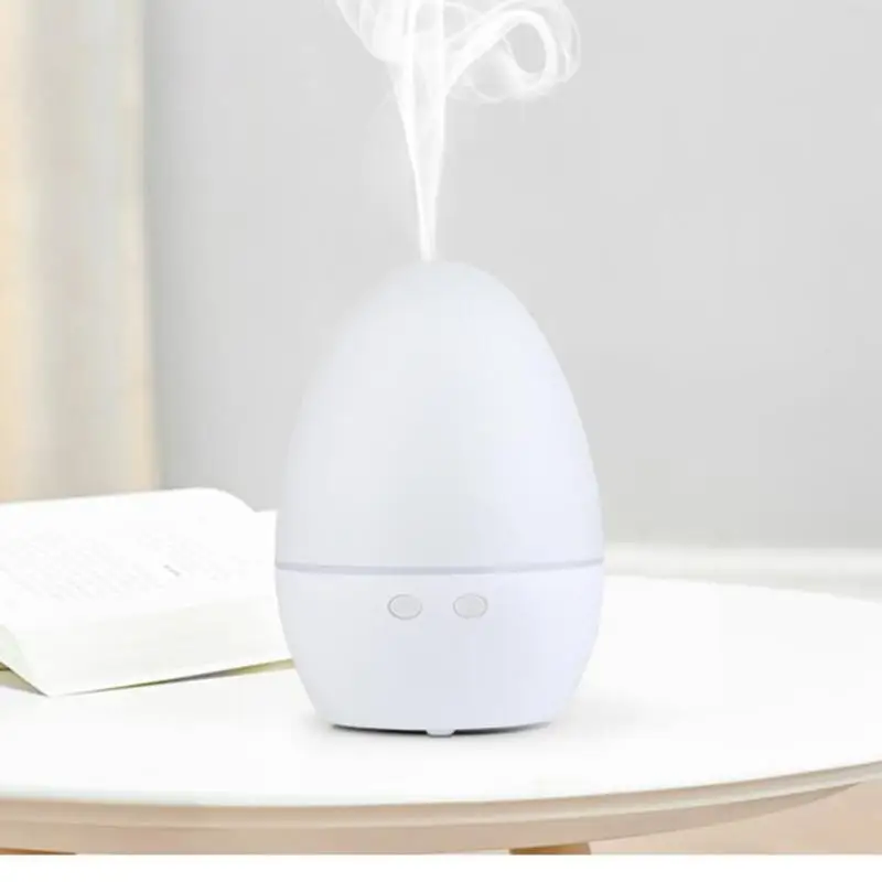 

235ml Mini Air Humidifier Egg Shape LED Chromatic Lamp Aromatherapy Essential Oil Diffuser Ultrasonic USB Atomizer